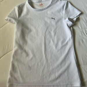 Puma Women's Classic White Short Sleeve Tee